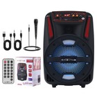 1000w Bluetooth Speaker 8  Heavy Bass Usb Rechargeable Party Sound System mic