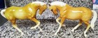 Vintage -1950s- Hartland Plastics   Prancing Palomino   Horses Lot --- Set Of 2