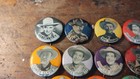 Lot 13 Vintage Antique Cowboy Movie Star Pinbacks Buster Crabbe  andy Clyde More