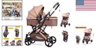 2 In 1 Baby Stroller Newborn Foldable Pushchair With Adjustable Canopy Foldin   