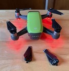 Dji Spark Green Drone Quadcopter W  Dji Rc   Battery   Case - Excellent