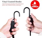 4 Pcs Kayak Rope Tie Downs Strap 1 8  X 6ft Adjustable Tie Down Straps Canoe Bow