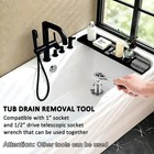Tub Drain Removal Tool  1 5 Inch Tub Drain Wrench  Bathtub Drain Removal Tool  T
