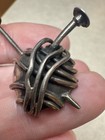 Vintage Modernist Sue Sachs Sterling Silver 925 Nail Pin Brooch Nj Artist