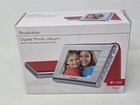 Brookstone My Life 3 5  Portable Digital Photo Album - Picture Frame Red