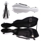 4 4 Full Size Violin Case Carbon Fiber Material White Color Effective Protection