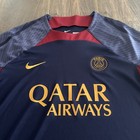 Nike Paris Saint-germain Psg Football Shirt Soccer Jersey Blue Mens Rare Size L