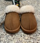 Bearpaw Women   s Slippers Sz 8 M Siren Hickory Waterproof Bear Coat Nwt