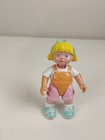 Fisher-price Loving Family Dollhouse 1993 Girl Pink Overalls Sister Doll Figure