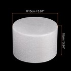 Round Foam Cake Dummy 4 Inch X 6 Inch Circle Dummy Cake Set For Wedding