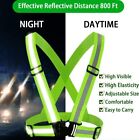 Adjustable Reflective Vest Glow Belt Stripe Strap Night Walking Jogging Running