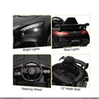 12v Licensed Mercedes-benz Ride-on Car For Kids     Remote   Led Lights  Black New