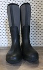 Hisea Men s Rain Boots Rubber Neoprene Waterproof Fishing Hunting Working Boots