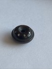 Antique Pressed Horn Button Whistle Mirror Inlay 0 60   