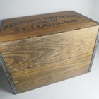Budweiser Beer Wooden Box Vintage Anheuser-busch Used Collectible