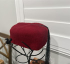  57  Traditional Tunisian Chechia Burgundy Red Hat Black Tassel Folk Costume Cap