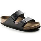 Birkenstock Arizona Birko-flor Black Leather Unisex Sandals Select Size
