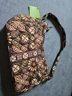Vera Bradley Double Pocket Crescent Handbag Cassidy Canyon Retired Pattern   New