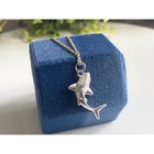 Shark Sterling Silver Necklace Ocean Lover Gift For Her Nautical Jewellery
