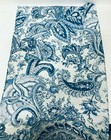 Ralph Lauren Pillow Sham  1  Full Paisley  1 Blue White New