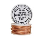 Copper Wire  half Hard  For Jewelry Making 18 20 22  And 24ga 25 Ft Spool Each