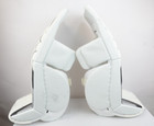 True Catalyst Px5 Senior Goalie Leg Pads Size 32  2 Wht bk slv  0530-9903 