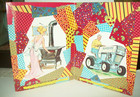 Rare 1967  green Acres  Paper Doll Set By Whitman - Two Dolls   Cardboard Folder