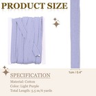 3 8  6yard Piping Trim Bias Tape Cotton Folding Binding Tape Cord  Light Purple