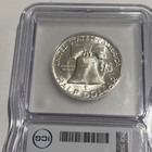 1962-d Franklin Half Dollar 50c  90  Silver  Business Strike  Icg Ms62