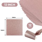 12 Sheets Rose Gold Glitter Cardstock Paper 12 X 12  Thick Glitter Craft Pape   