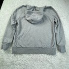 Hurley Hoody Mens Large Gray Hoodie Pullover Jacket Fleece Sweatshirt Cotton