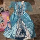 Disney Store Cinderella Costume Blue Gown Princess Child 4-6x Dress Up Play
