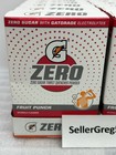 Gatorade G Zero Fruit Punch Powder  0 10 Oz Packets  12 Boxes - 120 Pack