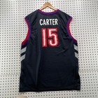 Vtg Toronto Raptors Vince Carter Jersey Mens Xl Purple  15 Reebok New 24 5x32 5