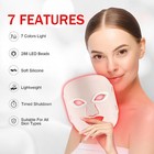 Red Light Therapy Mask For Face  7-color Led Anti-aging Skincare