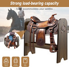 Paulownia Wood Saddle Rack  Ideal Saddle Stand For Horse Tack Organizers   Weste