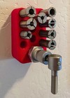 Bullet Puller Collet Rack Holds 11 Rcbs Or Hornady Collets   Die Wall Organizer