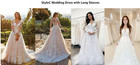 Miao Duo Ivory Wedding Dress     Long Sleeves  Lace   Tulle   style C  Size 16 New
