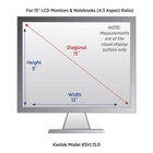 Kantek Secure-view Blackout Privacy Filter For 15-inch Standard Monitors