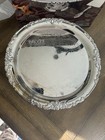 Godinger Silver Plated Footed Cake Platter And Server - New In Box