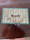 Vintage 1960   s Sewing Box Made In Japan Filled With Vintage Sewing Supplies