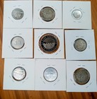 Nicaragua  Lot Of 9 Assorted Antique Coins   5 