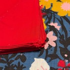Floral Placemats And Red Napkins Set Of 8 Blue Pink Yellow Botanical Table Decor