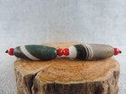 Pair Of Oriental Vintage Nature Tibetan Agate Dzi Bead Amulet Energy Gzi Bead D