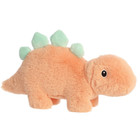    New Aurora World Stuffed Plush Toy Stegosaurus Orange Soft Dino Dragon Plushie