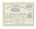 Pennsylvania 1880 The Law Association Of Philadelphia Stock Certificate Wb Rawle