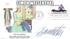 Autographed Simon Weisenthal Fdc  Psa dna Certfied  Nazi Hunter