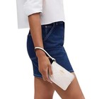 Coach Corner Zip Wristlet In Signature Leather