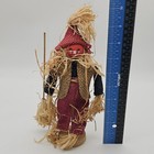 Set Of 2 Scarecrows Fall Halloween Decor Medium Sized Standing Ornaments 10 -14 