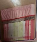 New Summer Infant Baby Nursery Window Valance Juliette Pink Brown 